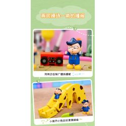 KEEPPLEY K20615 20615 non  ĐI HỌC bộ đồ chơi xếp lắp ráp ghép mô hình Crayon Shin-Chan Cậu Bé Bút Chì