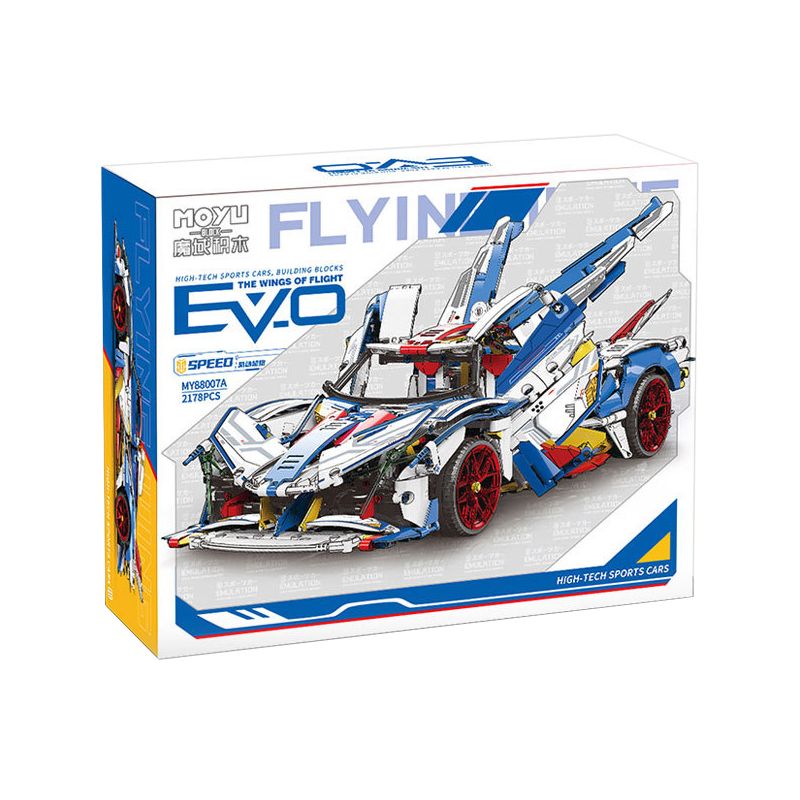 MOYU BLOCK MY88007 88007 MY88007A 88007A MY88007C 88007C non  XE CÔNG NGHỆ SIÊU DI ĐỘNG EVO tỷ lệ 1:10 bộ đồ chơi xếp lắp ráp ghép mô hình  APOLLO PROJECT EVO Kỹ Thuật Công Nghệ Cao Mô Hình Phương Tiện 2183 khối