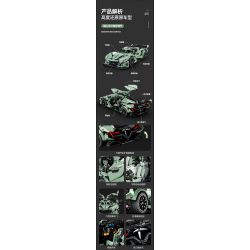 ENCOURAGEMENT LS66001 66001 non  APOLLO IE ROADSTER tỷ lệ 1:10 bộ đồ chơi xếp lắp ráp ghép mô hình  Kỹ Thuật Công Nghệ Cao Mô Hình Phương Tiện 2816 khối