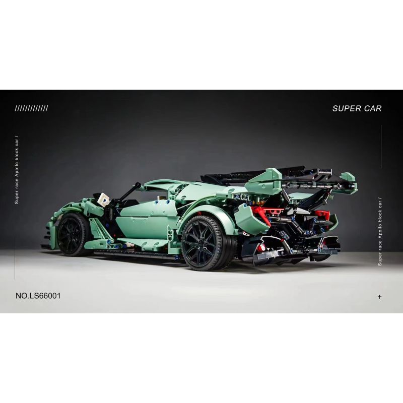 ENCOURAGEMENT LS66001 66001 non  APOLLO IE ROADSTER tỷ lệ 1:10 bộ đồ chơi xếp lắp ráp ghép mô hình  Kỹ Thuật Công Nghệ Cao Mô Hình Phương Tiện 2816 khối