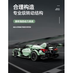 ENCOURAGEMENT LS66001 66001 non  APOLLO IE ROADSTER tỷ lệ 1:10 bộ đồ chơi xếp lắp ráp ghép mô hình  Kỹ Thuật Công Nghệ Cao Mô Hình Phương Tiện 2816 khối