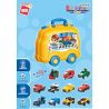 Enlighten 2907 Qman 2907 non  XE VUI bộ đồ chơi xếp lắp ráp ghép mô hình Classic BUILD N LEARN CAR Cổ Điển 521 khối