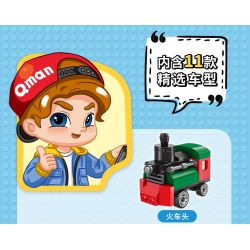 Enlighten 2907 Qman 2907 non  XE VUI bộ đồ chơi xếp lắp ráp ghép mô hình Classic BUILD N LEARN CAR Cổ Điển 521 khối