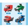 Enlighten 2907 Qman 2907 non  XE VUI bộ đồ chơi xếp lắp ráp ghép mô hình Classic BUILD N LEARN CAR Cổ Điển 521 khối
