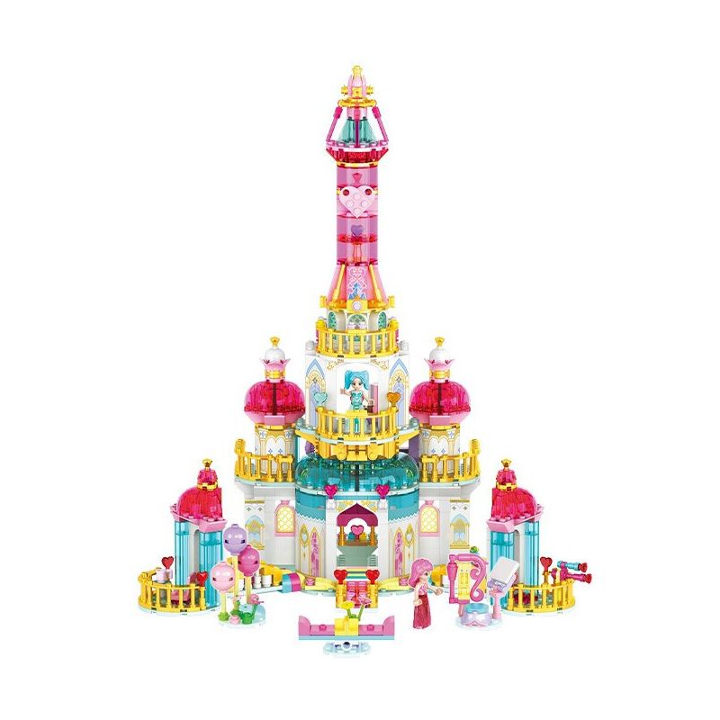 WISE BLOCK HA383014 383014 non Lego PHÁO ĐÀI MAGIC STAR EDGE bộ đồ chơi xếp lắp ráp ghép mô hình Balala The Fairies Các Nàng Tiên Nhỏ Tinh Nghịch 704 khối