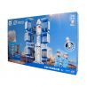 WISE BLOCK HA390083 390083 non  TÊN LỬA ĐẨY TRƯỜNG CHINH 8 THÁNG BA bộ đồ chơi xếp lắp ráp ghép mô hình Space Thám Hiểm Không Gian 708 khối