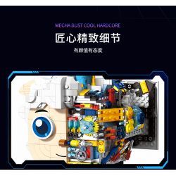 WISE BLOCK HA393002 393002 non  MÔ HÌNH CƠ KHÍ CHÚ DÊ NGỘ NGHĨNH bộ đồ chơi xếp lắp ráp ghép mô hình 1566 khối