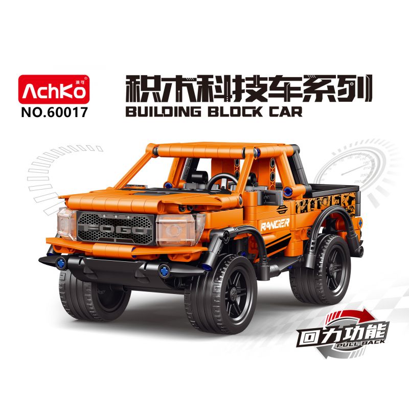 ACHKO 60017 non  XE BÁN TẢI FORD RAPTOR bộ đồ chơi xếp lắp ráp ghép mô hình  Kỹ Thuật Công Nghệ Cao Mô Hình Phương Tiện 462 khối