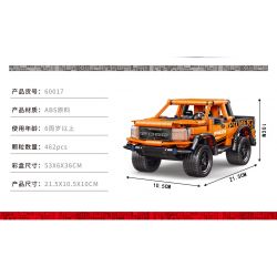 ACHKO 60017 non  XE BÁN TẢI FORD RAPTOR bộ đồ chơi xếp lắp ráp ghép mô hình  Kỹ Thuật Công Nghệ Cao Mô Hình Phương Tiện 462 khối