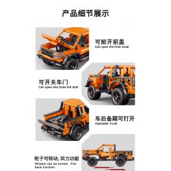 ACHKO 60017 non  XE BÁN TẢI FORD RAPTOR bộ đồ chơi xếp lắp ráp ghép mô hình  Kỹ Thuật Công Nghệ Cao Mô Hình Phương Tiện 462 khối