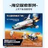 WISE BLOCK HA389124 389124 non  KHÁM PHÁ KHÔNG GIAN ĐIỀU KHIỂN TỪ XA BẰNG ĐIỆN bộ đồ chơi xếp lắp ráp ghép mô hình Space Thám Hiểm Không Gian 425 khối
