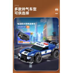 WISE BLOCK HA389142 389142 non  XE CỨU HỎA THANG ĐIỆN TRÊN KHÔNG bộ đồ chơi xếp lắp ráp ghép mô hình Racers Đua Tốc Độ 145 khối