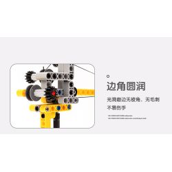 DELI 74385 non  CẦN TRỤC THÁP KHOA HỌC VÀ GIÁO DỤC bộ đồ chơi xếp lắp ráp ghép mô hình  Kỹ Thuật Công Nghệ Cao Mô Hình Phương Tiện 131 khối