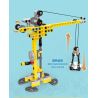 DELI 74385 non  CẦN TRỤC THÁP KHOA HỌC VÀ GIÁO DỤC bộ đồ chơi xếp lắp ráp ghép mô hình  Kỹ Thuật Công Nghệ Cao Mô Hình Phương Tiện 131 khối