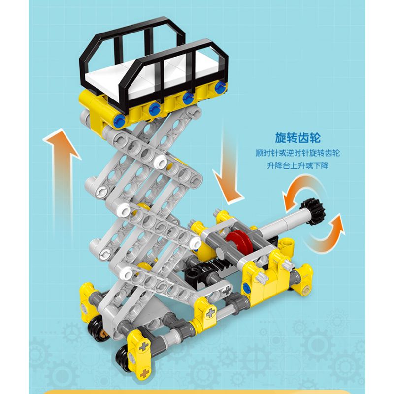 DELI 74384 non  KHOA HỌC VÀ GIÁO DỤC bộ đồ chơi xếp lắp ráp ghép mô hình  Kỹ Thuật Công Nghệ Cao Mô Hình Phương Tiện 120 khối