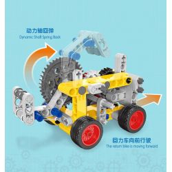 DELI 74383 non  KHOA HỌC VÀ GIÁO DỤC bộ đồ chơi xếp lắp ráp ghép mô hình  Kỹ Thuật Công Nghệ Cao Mô Hình Phương Tiện 81 khối