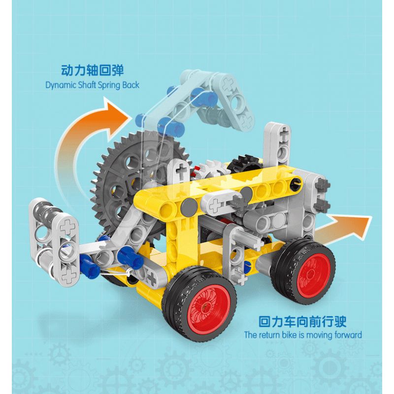 DELI 74383 non  KHOA HỌC VÀ GIÁO DỤC bộ đồ chơi xếp lắp ráp ghép mô hình  Kỹ Thuật Công Nghệ Cao Mô Hình Phương Tiện 81 khối