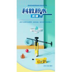 DELI 74382 non  CON QUAY KHOA HỌC VÀ GIÁO DỤC bộ đồ chơi xếp lắp ráp ghép mô hình  Kỹ Thuật Công Nghệ Cao Mô Hình Phương Tiện 28 khối