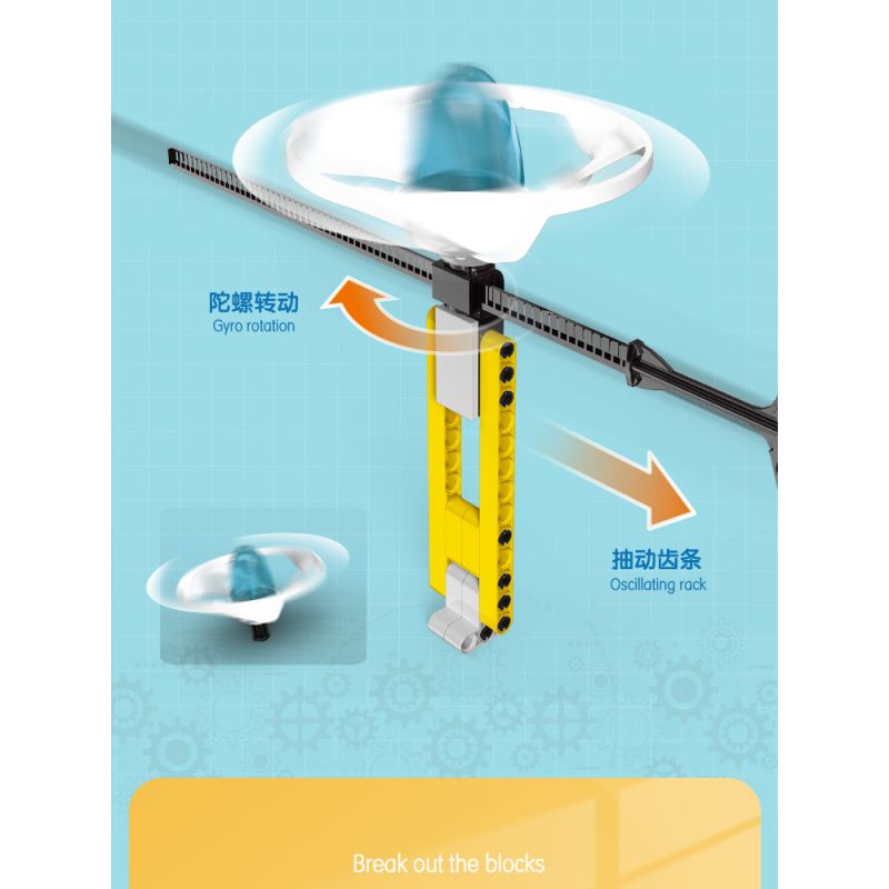 DELI 74382 non  CON QUAY KHOA HỌC VÀ GIÁO DỤC bộ đồ chơi xếp lắp ráp ghép mô hình  Kỹ Thuật Công Nghệ Cao Mô Hình Phương Tiện 28 khối