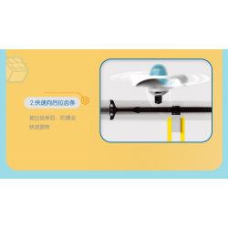 DELI 74382 non  CON QUAY KHOA HỌC VÀ GIÁO DỤC bộ đồ chơi xếp lắp ráp ghép mô hình  Kỹ Thuật Công Nghệ Cao Mô Hình Phương Tiện 28 khối