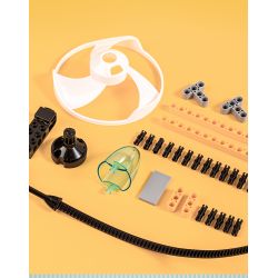 DELI 74382 non  CON QUAY KHOA HỌC VÀ GIÁO DỤC bộ đồ chơi xếp lắp ráp ghép mô hình  Kỹ Thuật Công Nghệ Cao Mô Hình Phương Tiện 28 khối