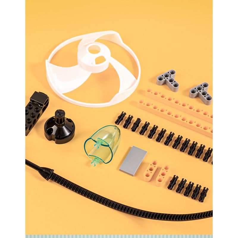 DELI 74382 non  CON QUAY KHOA HỌC VÀ GIÁO DỤC bộ đồ chơi xếp lắp ráp ghép mô hình  Kỹ Thuật Công Nghệ Cao Mô Hình Phương Tiện 28 khối