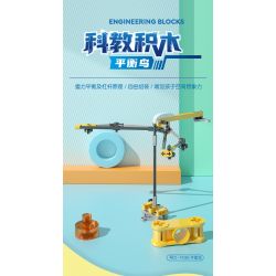 DELI 74380 non  CHIM CÂN BẰNG KHOA HỌC bộ đồ chơi xếp lắp ráp ghép mô hình  Kỹ Thuật Công Nghệ Cao Mô Hình Phương Tiện 77 khối