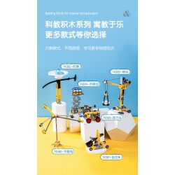 DELI 74380 non  CHIM CÂN BẰNG KHOA HỌC bộ đồ chơi xếp lắp ráp ghép mô hình  Kỹ Thuật Công Nghệ Cao Mô Hình Phương Tiện 77 khối