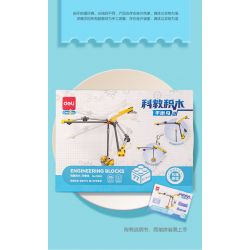 DELI 74380 non  CHIM CÂN BẰNG KHOA HỌC bộ đồ chơi xếp lắp ráp ghép mô hình  Kỹ Thuật Công Nghệ Cao Mô Hình Phương Tiện 77 khối