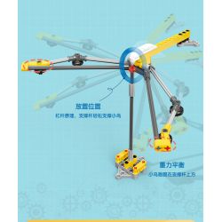 DELI 74380 non  CHIM CÂN BẰNG KHOA HỌC bộ đồ chơi xếp lắp ráp ghép mô hình  Kỹ Thuật Công Nghệ Cao Mô Hình Phương Tiện 77 khối