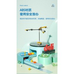 DELI 74380 non  CHIM CÂN BẰNG KHOA HỌC bộ đồ chơi xếp lắp ráp ghép mô hình  Kỹ Thuật Công Nghệ Cao Mô Hình Phương Tiện 77 khối