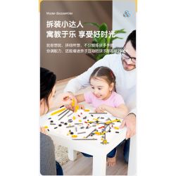 DELI 74380 non  CHIM CÂN BẰNG KHOA HỌC bộ đồ chơi xếp lắp ráp ghép mô hình  Kỹ Thuật Công Nghệ Cao Mô Hình Phương Tiện 77 khối