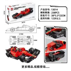 BEAUTY AND 13014 non  CÔNG THỨC 4 bộ đồ chơi xếp lắp ráp ghép mô hình Speed Champions Racing Cars Đua Xe Công Thức 238 khối
