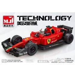 BEAUTY AND 13014 non  CÔNG THỨC 4 bộ đồ chơi xếp lắp ráp ghép mô hình Speed Champions Racing Cars Đua Xe Công Thức 238 khối