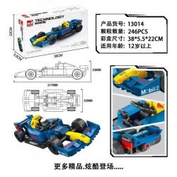 BEAUTY AND 13014 non  CÔNG THỨC 4 bộ đồ chơi xếp lắp ráp ghép mô hình Speed Champions Racing Cars Đua Xe Công Thức 238 khối