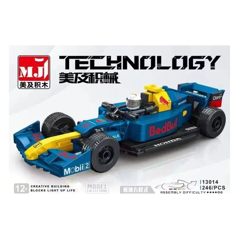 BEAUTY AND 13014 non  CÔNG THỨC 4 bộ đồ chơi xếp lắp ráp ghép mô hình Speed Champions Racing Cars Đua Xe Công Thức 238 khối