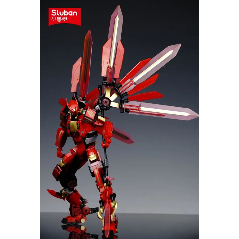 SLUBAN M38-B1152 B1152 1152 M38B1152 38-B1152 non  ÁNH SÁNG HALBERD ATHENA bộ đồ chơi xếp lắp ráp ghép mô hình ROBOT 511 khối