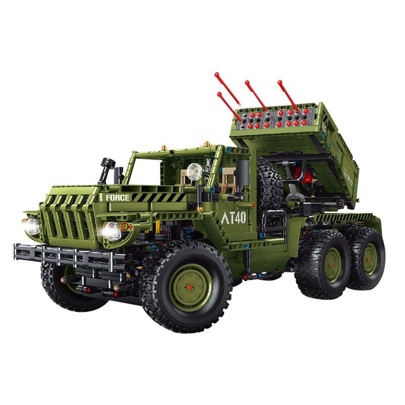 TA GAOLE T4011 4011 non  BỆ PHÓNG TÊN LỬA HỘP KATYUSHA bộ đồ chơi xếp lắp ráp ghép mô hình  KATYUSHA ROCKET LAUNCHER Kỹ Thuật Công Nghệ Cao Mô Hình Phương Tiện 2268 khối