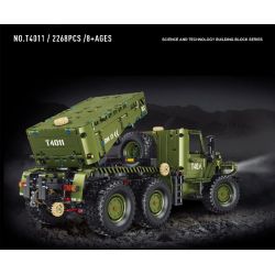 TA GAOLE T4011 4011 non  BỆ PHÓNG TÊN LỬA HỘP KATYUSHA bộ đồ chơi xếp lắp ráp ghép mô hình  KATYUSHA ROCKET LAUNCHER Kỹ Thuật Công Nghệ Cao Mô Hình Phương Tiện 2268 khối