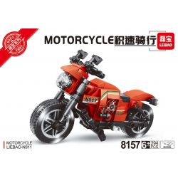 LEIBAO 8157 non  LÁI XE CHÍNH XÁC MÔ TÔ ĐỊA HÌNH CHEETAH TỐI THƯỢNG XINGUIZUN N911 bộ đồ chơi xếp lắp ráp ghép mô hình Motorcycle Motorbike MOTORCYCLE LIEBAO N911 Xe Hai Bánh 294 khối