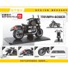 LEIBAO 8156 non  MÔ TÔ TRIUMPH BOBBER bộ đồ chơi xếp lắp ráp ghép mô hình Motorcycle Motorbike MOTORCYCLE TRIUMPH BOBBER Xe Hai Bánh 294 khối