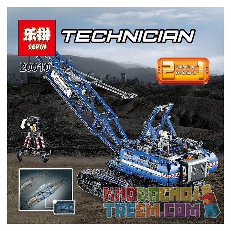 NOT Lego CRAWLER CRANE 42042 KING 90010 LEPIN 20010 LION KING