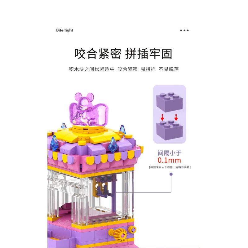 LEGILE B400 non  QUÁI THÚ THẦN THOẠI MÁY VUỐT bộ đồ chơi xếp lắp ráp ghép mô hình Creator Sáng Tạo 336 khối