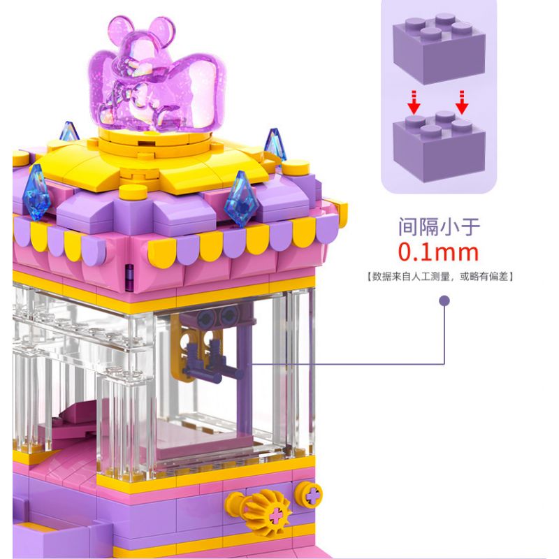 LEGILE B400 non  QUÁI THÚ THẦN THOẠI MÁY VUỐT bộ đồ chơi xếp lắp ráp ghép mô hình Creator Sáng Tạo 336 khối