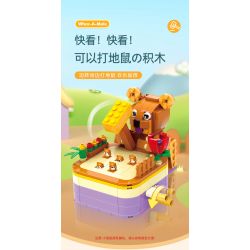 LE JILL B399 non  QUÁI VẬT THẦN THOẠI ĐẬP CHUỘT bộ đồ chơi xếp lắp ráp ghép mô hình Creator Sáng Tạo 322 khối