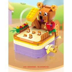 LE JILL B399 non  QUÁI VẬT THẦN THOẠI ĐẬP CHUỘT bộ đồ chơi xếp lắp ráp ghép mô hình Creator Sáng Tạo 322 khối