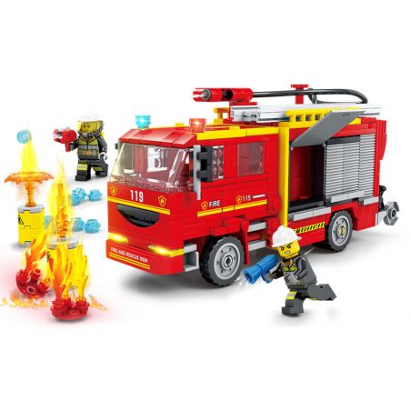 Kazi KY80539 80539 non  XE CỨU HỎA FPT bộ đồ chơi xếp lắp ráp ghép mô hình Transformers CONSTELLATION FIGHTER Robot Đại Chiến Người Máy Biến Hình 487 khối
