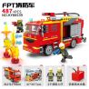 Kazi KY80539 80539 non  XE CỨU HỎA FPT bộ đồ chơi xếp lắp ráp ghép mô hình Transformers CONSTELLATION FIGHTER Robot Đại Chiến Người Máy Biến Hình 487 khối