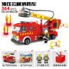 Kazi KY80538 80538 non  XE CỨU HỎA THANG THỦY LỰC bộ đồ chơi xếp lắp ráp ghép mô hình Transformers CONSTELLATION FIGHTER Robot Đại Chiến Người Máy Biến Hình 364 khối