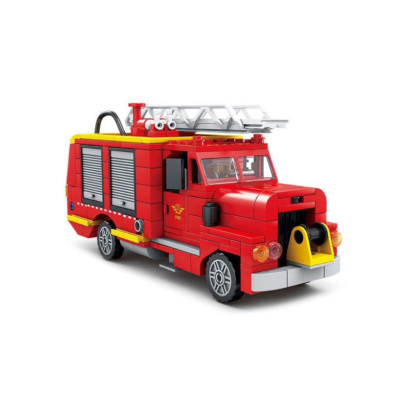 Kazi KY80540 80540 non Lego XE CỨU HỎA BỌT bộ đồ chơi xếp lắp ráp ghép mô hình Transformers CONSTELLATION FIGHTER Robot Đại Chiến Người Máy Biến Hình 353 khối
